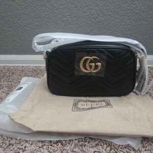 Gucci Black Quilted Shoulder Bag